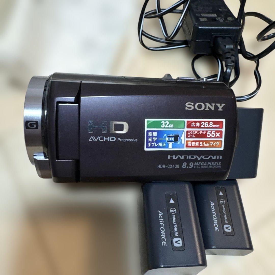 SONY HDR-CX430 ビデオカメラ 本体