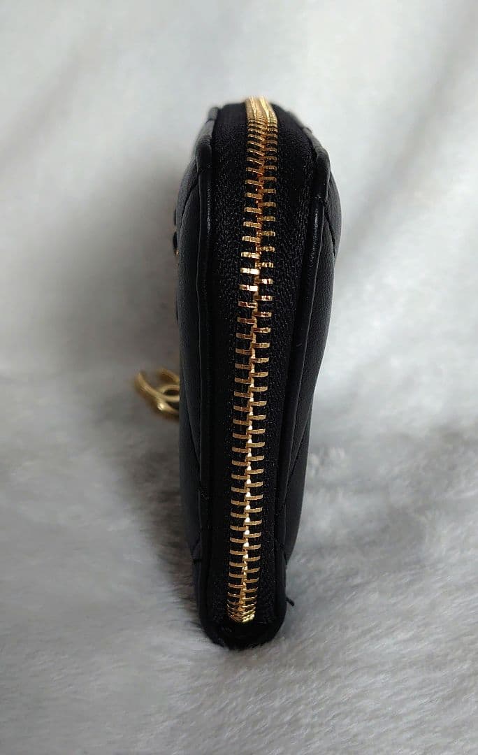 CHANELノベルティ ブラック キルティングケース