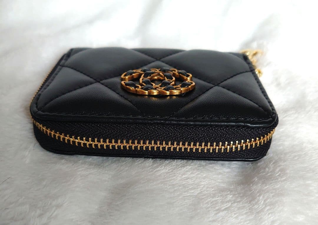 CHANELノベルティ ブラック キルティングケース