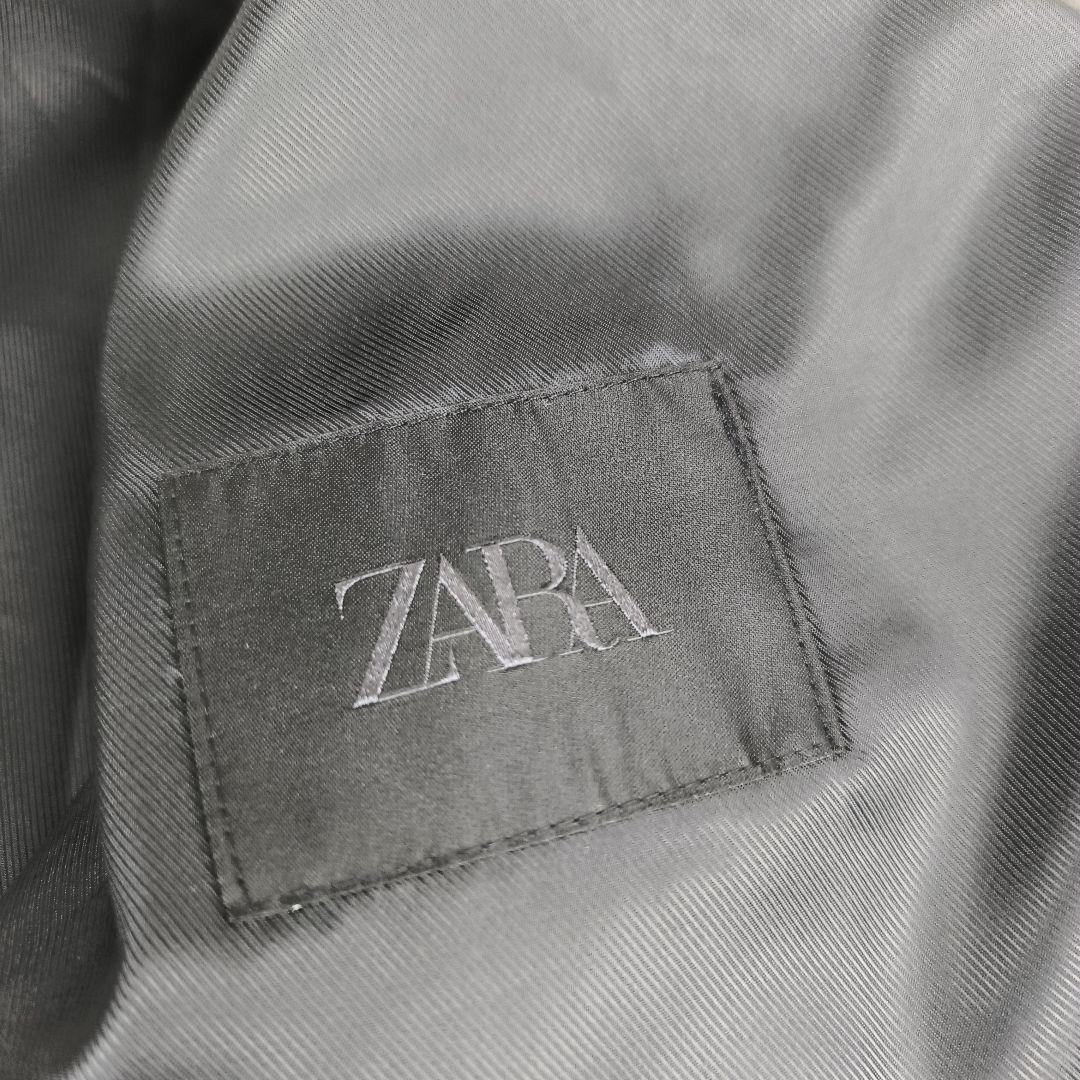 ✨極美品✨ ザラ レザージャケット フェイクレザー シングル 黒 オーバーサイズ