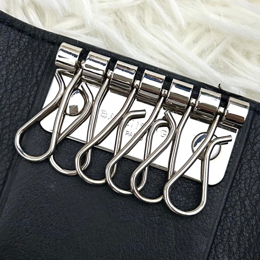 【美品】BALENCIAGA バレンシアガ 6連 レザー キーケース