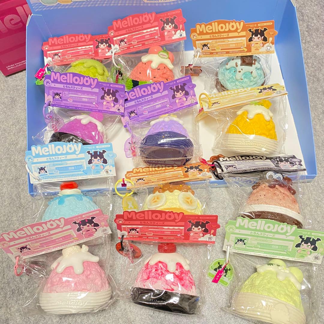 【終売品】mellojoy スクイーズ 雪山シャーベット 全種類セット かき氷