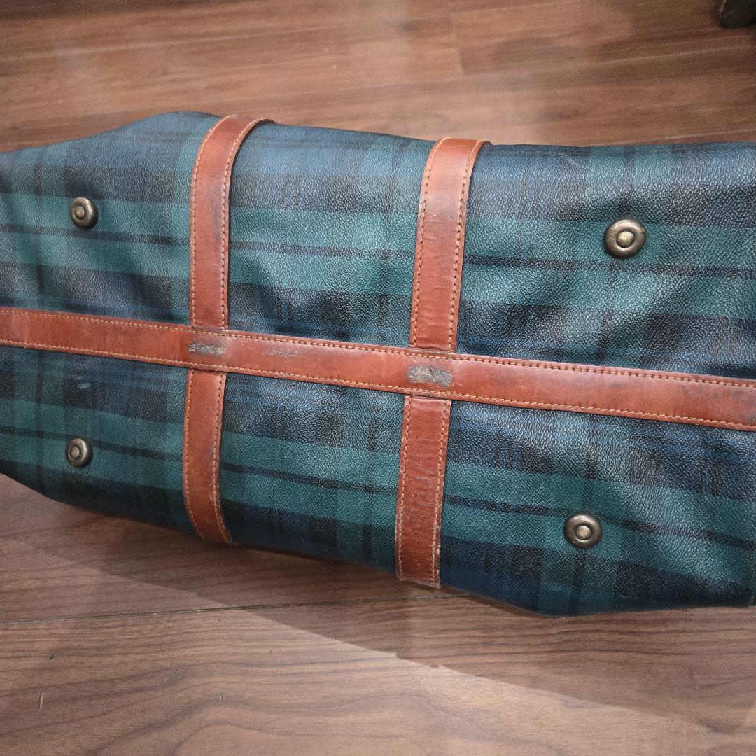 Polo Ralph Lauren グリーンチェック ボストンバッグ