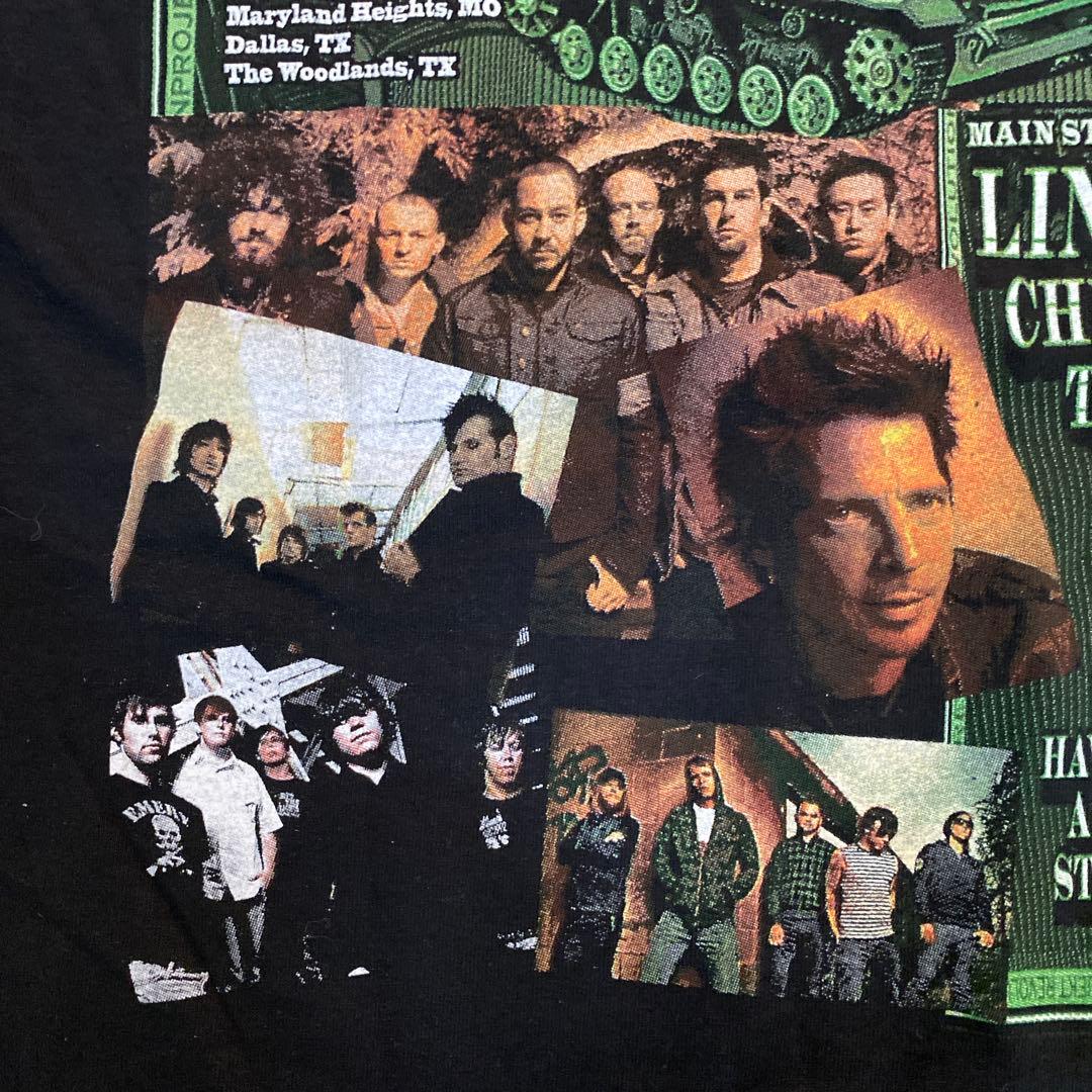 リンキンパーク ツアーTシャツ 2008年 希少 黒