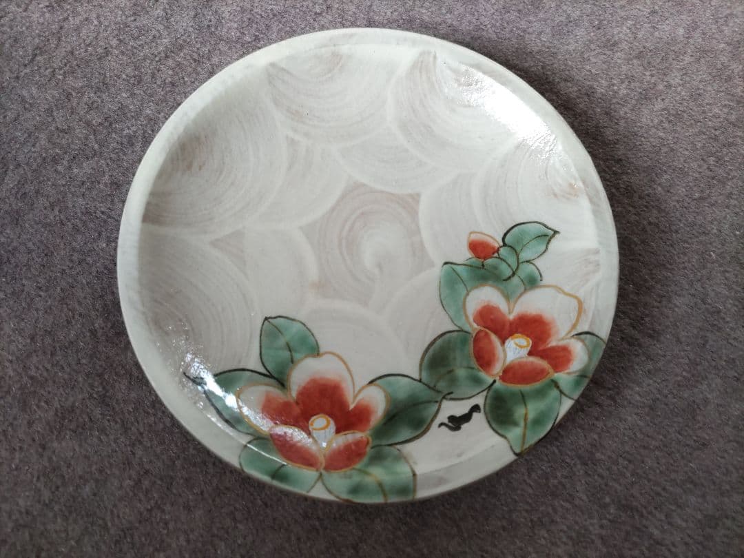 翌日発送　希少　先代作！陶葊・陶あん カップ＆ソーサー　牡丹絵