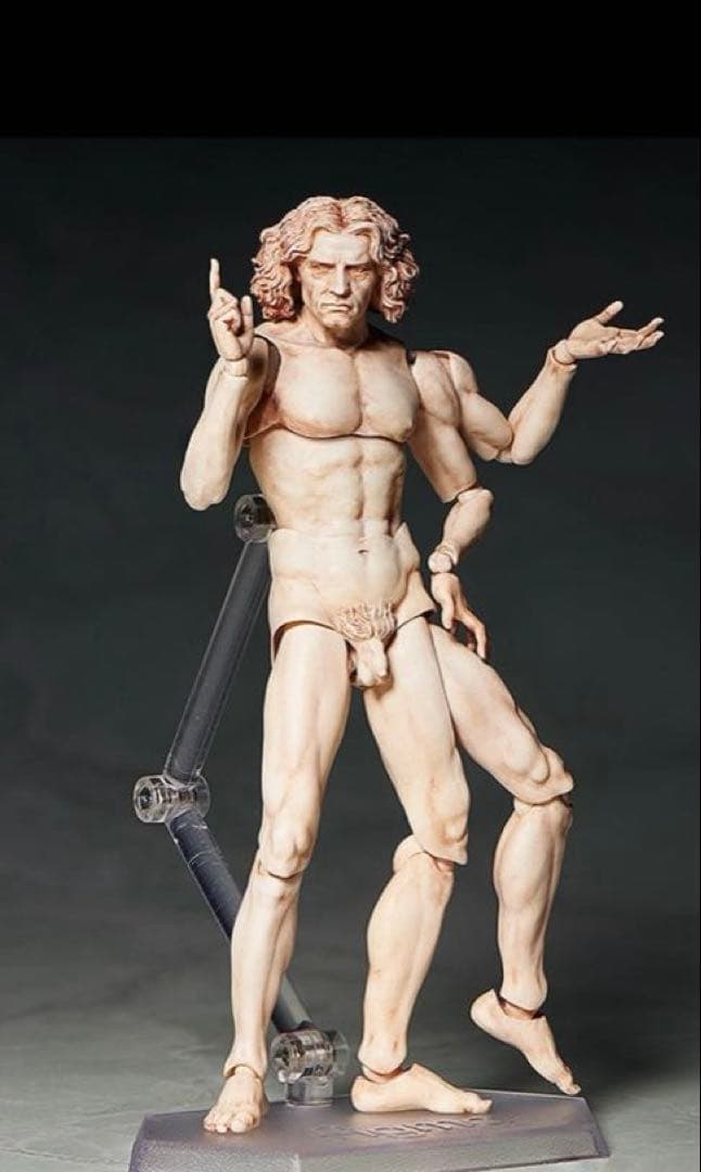 figma テーブル美術館 ダ・ヴィンチ 人体模型 スタンド付き 約30cm