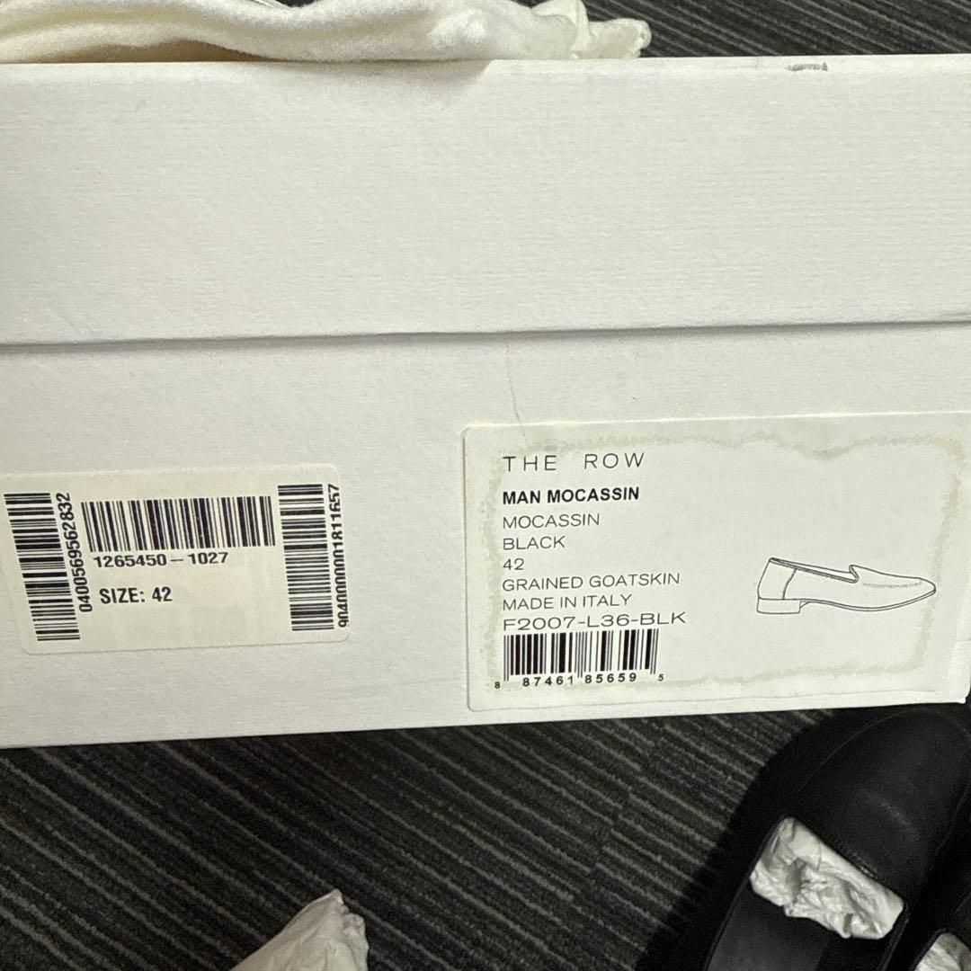 THE ROW ブラック スリッポン