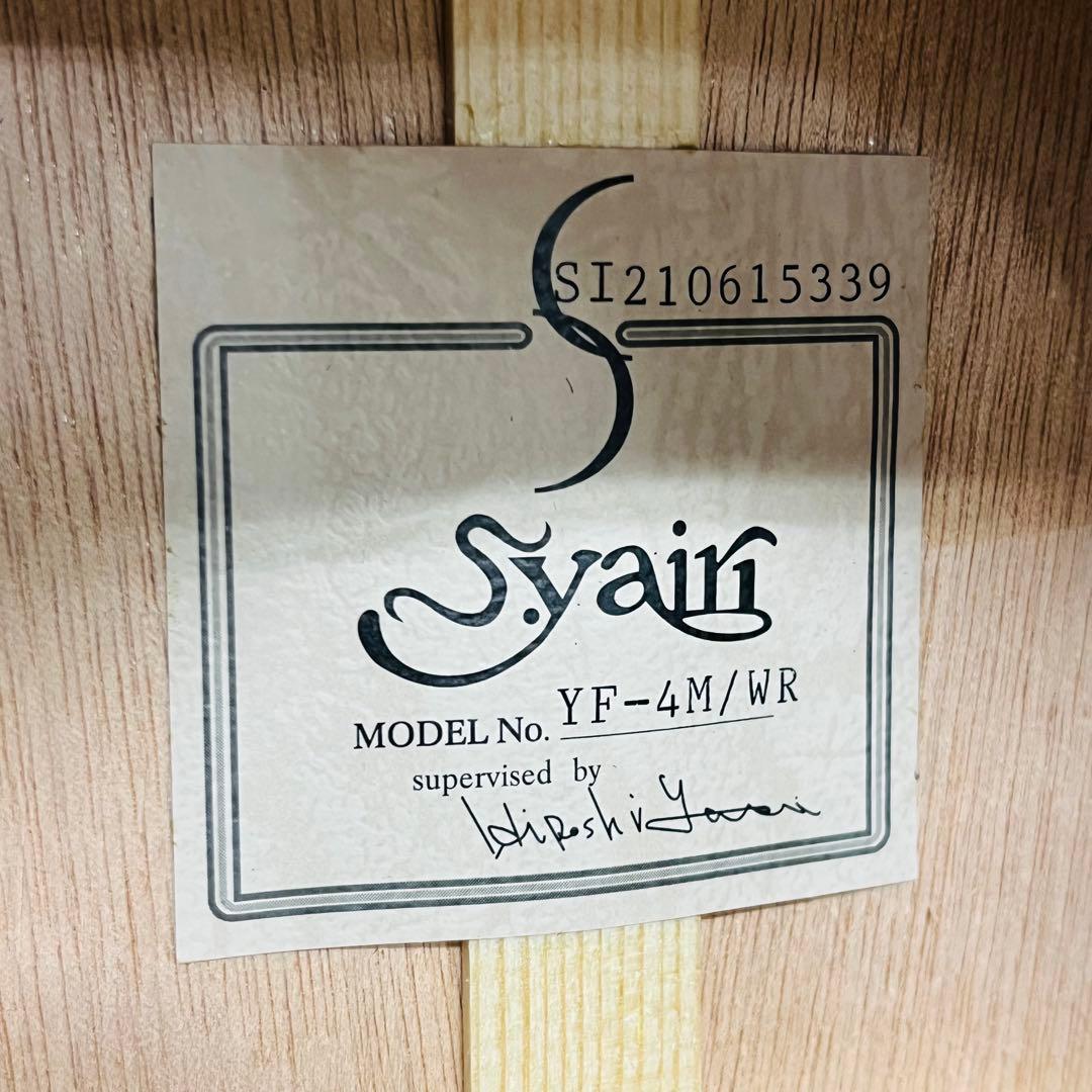 美品 S.yairi アコースティックギター YF-4M/WR ワインレッド