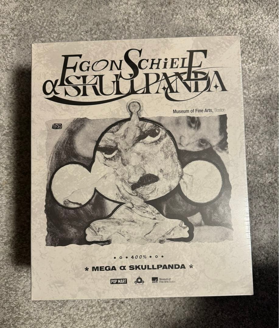 POPMART α SKULLPANDA 400% Egon Schiele