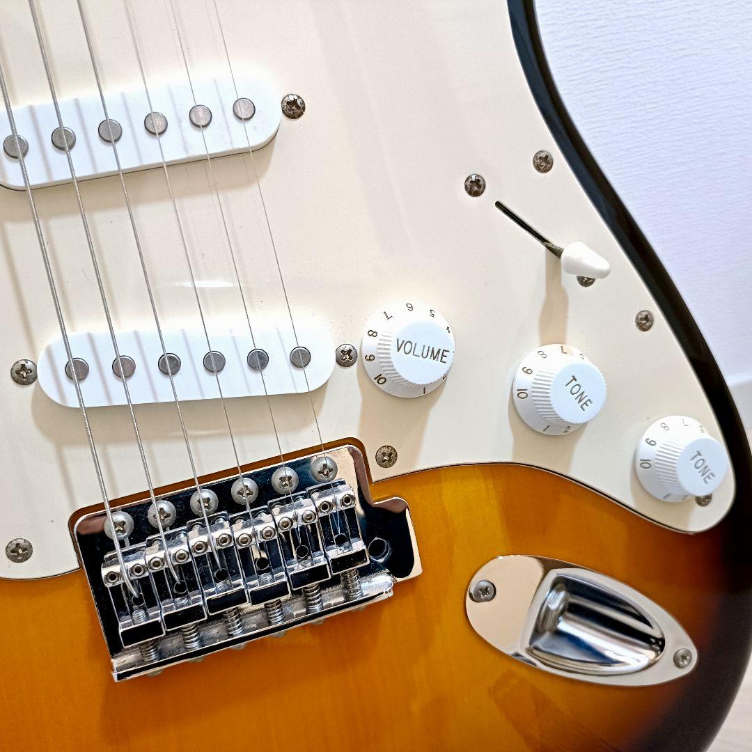 Squier エレキギター ストラトキャスター サンバースト メンテ済