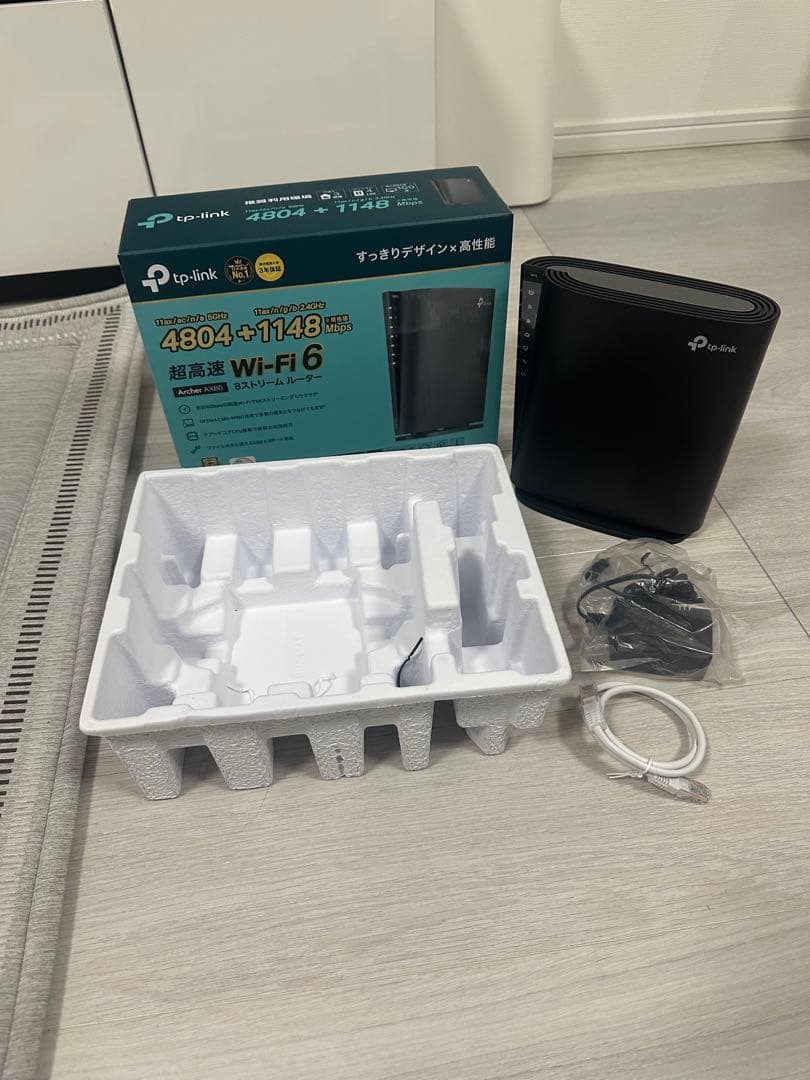 【新品】tp-link Archer AX80 Wi-Fi ルーター【保証書付】