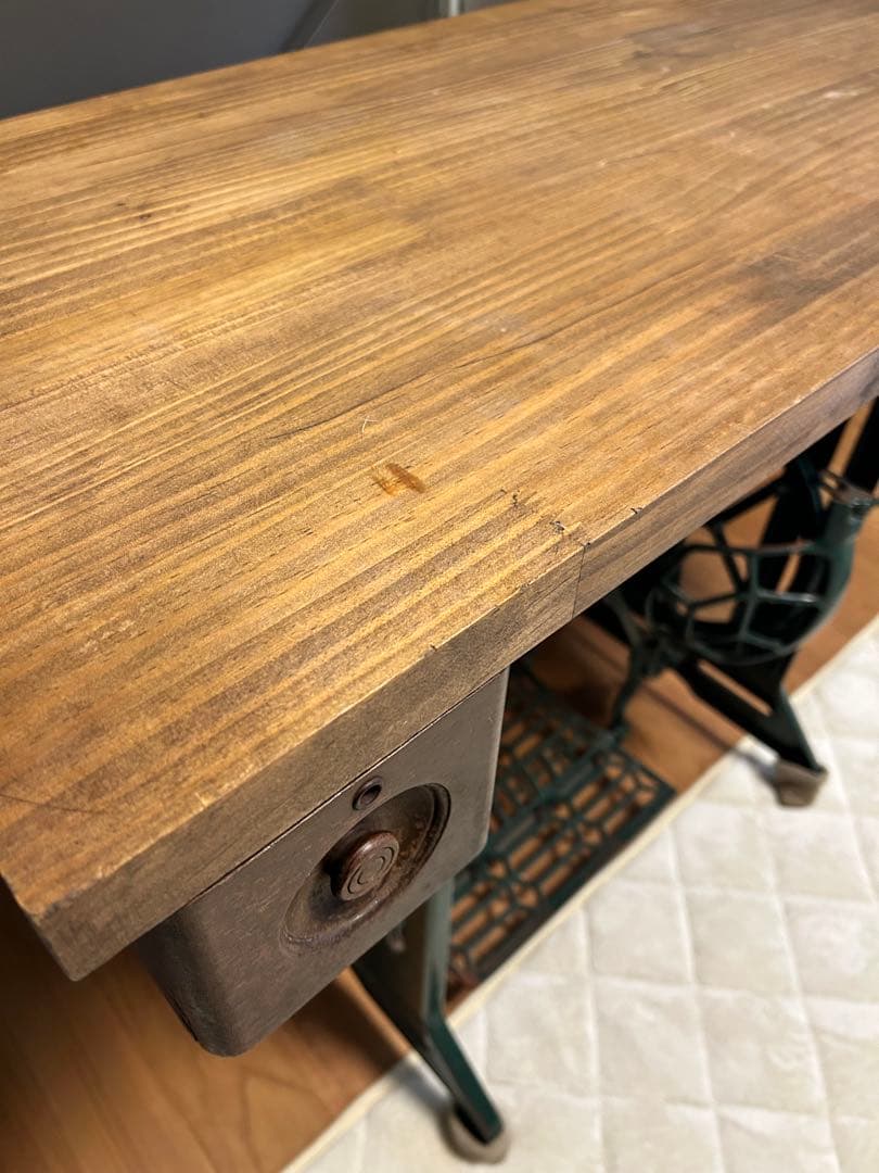 BROTHER アンティーク ミシン台 テーブル 作業台