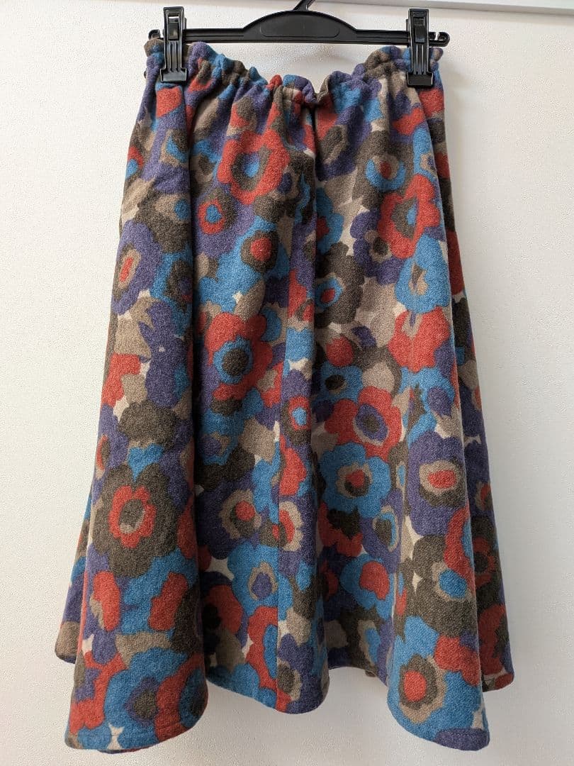 Y‘s yohjiyamamoto 　花柄　フレアーギャザースカート