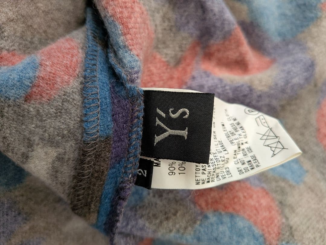 Y‘s yohjiyamamoto 　花柄　フレアーギャザースカート