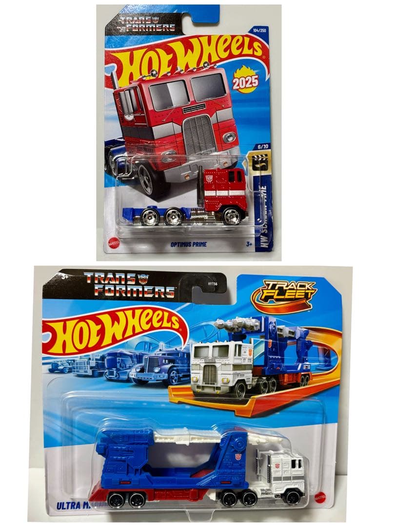 ホットウィール(2点) オプティマス＆ウルトラマグナス