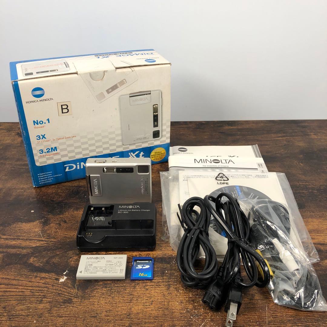 動作確認済 KONICA MINOLTA DiMAGE Xt シルバー