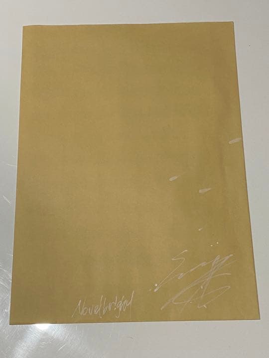 ☆超プレミア☆Novelbright 『拝啓、親愛なる君へ』直筆サイン入り楽譜