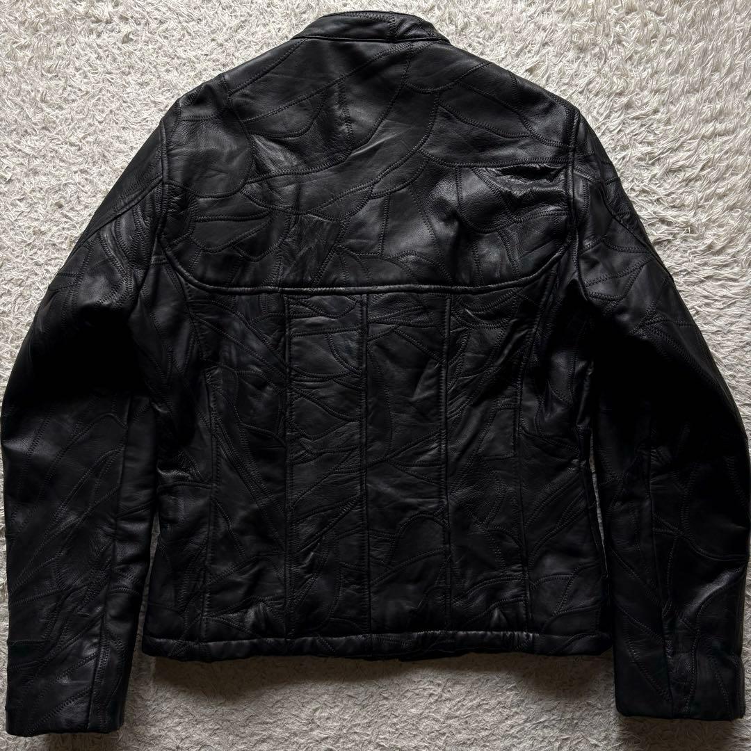 ★羊革 パッチワーク★ Genetic Manipulation ライダース L