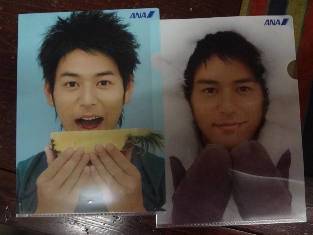 ANAスカイホリデーキャンペーン・妻夫木聡 　非売品クリアファイル 2枚セット