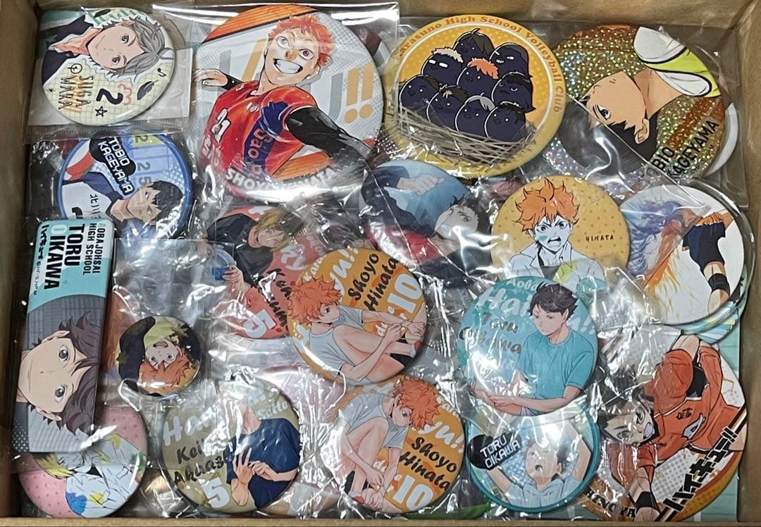 ハイキュー　缶バッジ　のみ　150個以上　一箱限定
