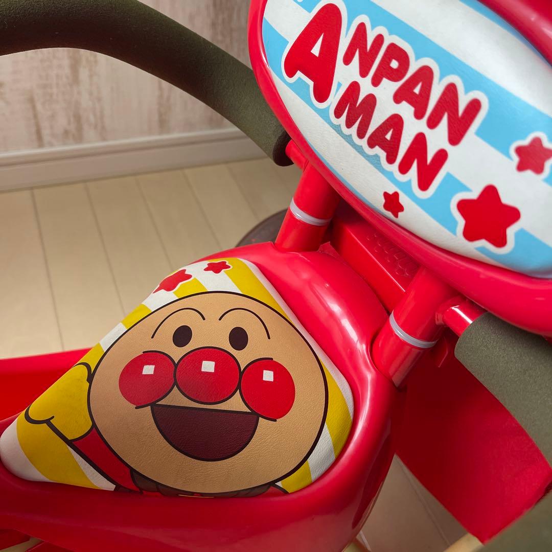 【美品】送料込み アンパンマン デラックスII レッド三輪車