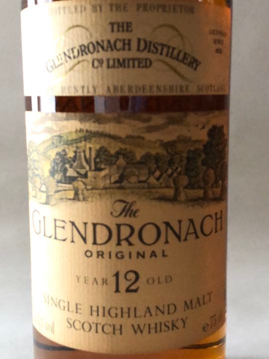 【超希少・世界デットストック】グレンドロナック 12年 オリジナル 旧ボトル