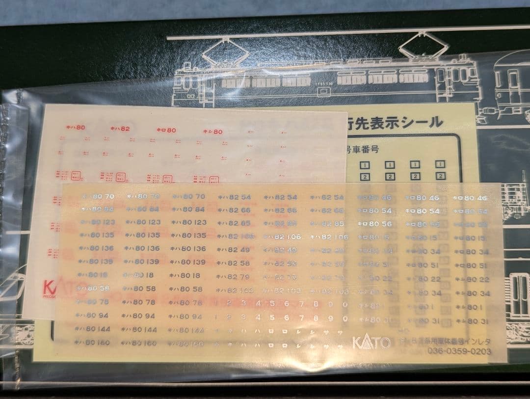 KATO　キハ８０　HOゲージ　【1-611】　　M車