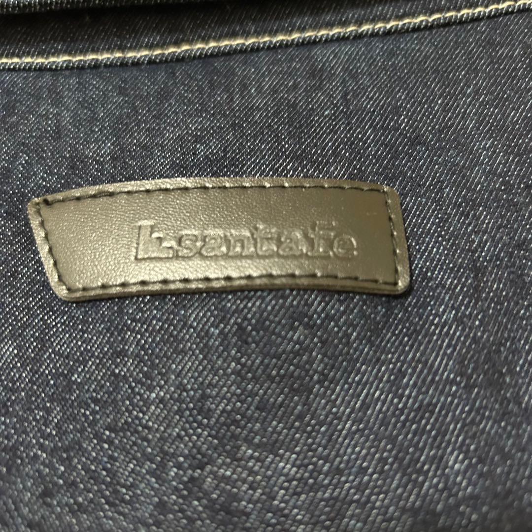 【美品】 サンタフェ Santafe デニムジャケット ポケットロゴ XL相当