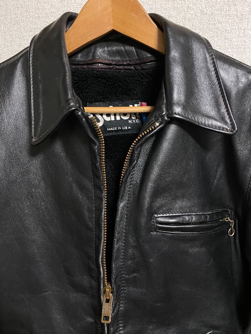 Schott シングルライダース　38 ライナー付