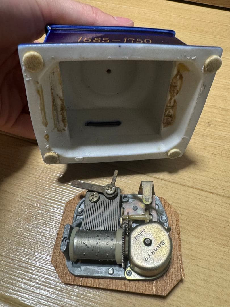 schmid bros オルゴール　胸像　ミュージックボックス　彫刻