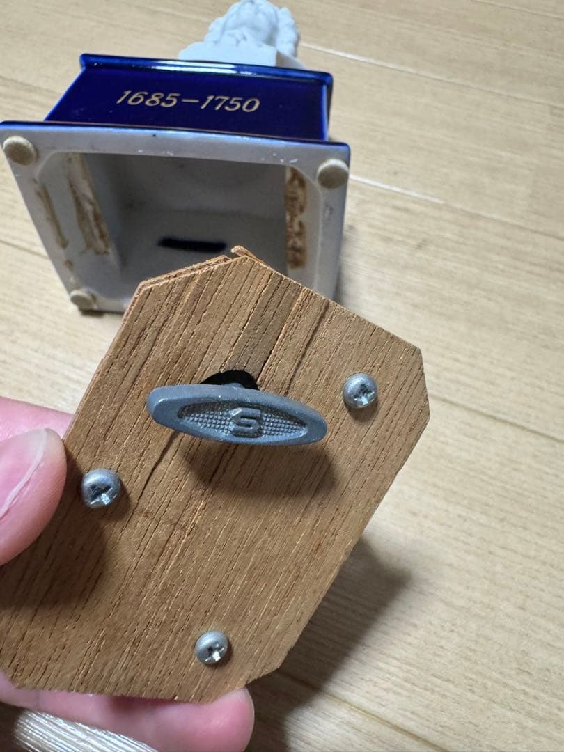 schmid bros オルゴール　胸像　ミュージックボックス　彫刻