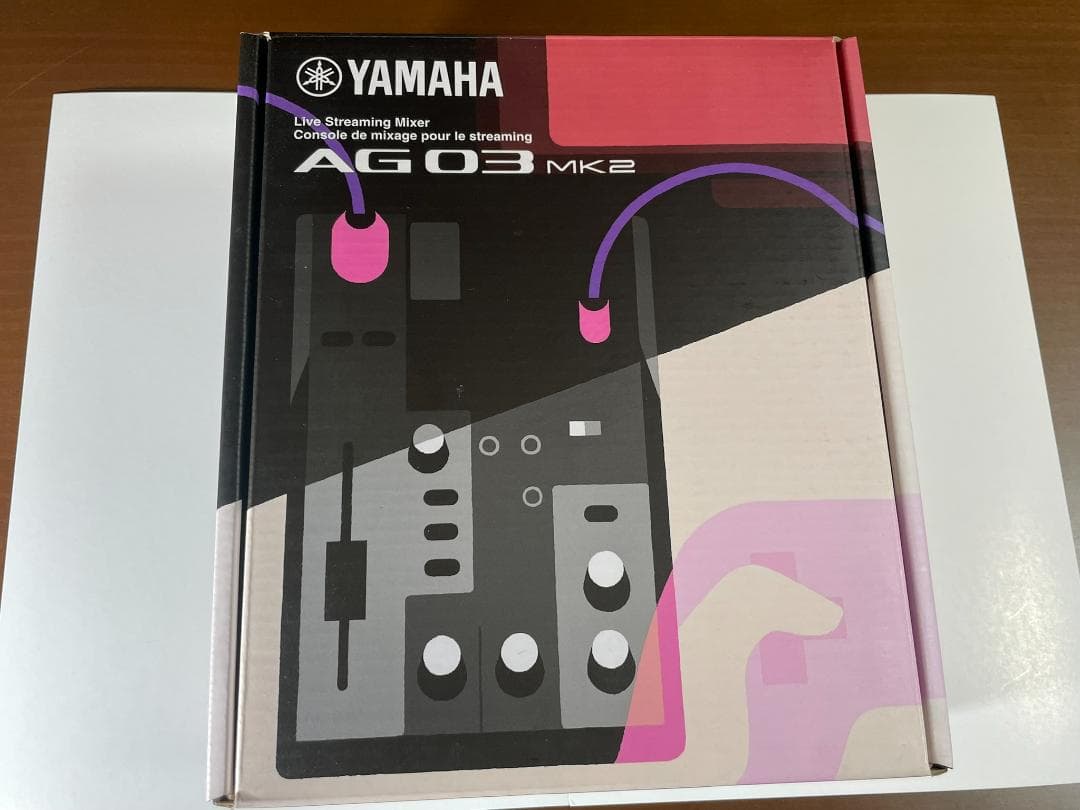 YAMAHA オーディオインターフェースAG03MK2 ブラック