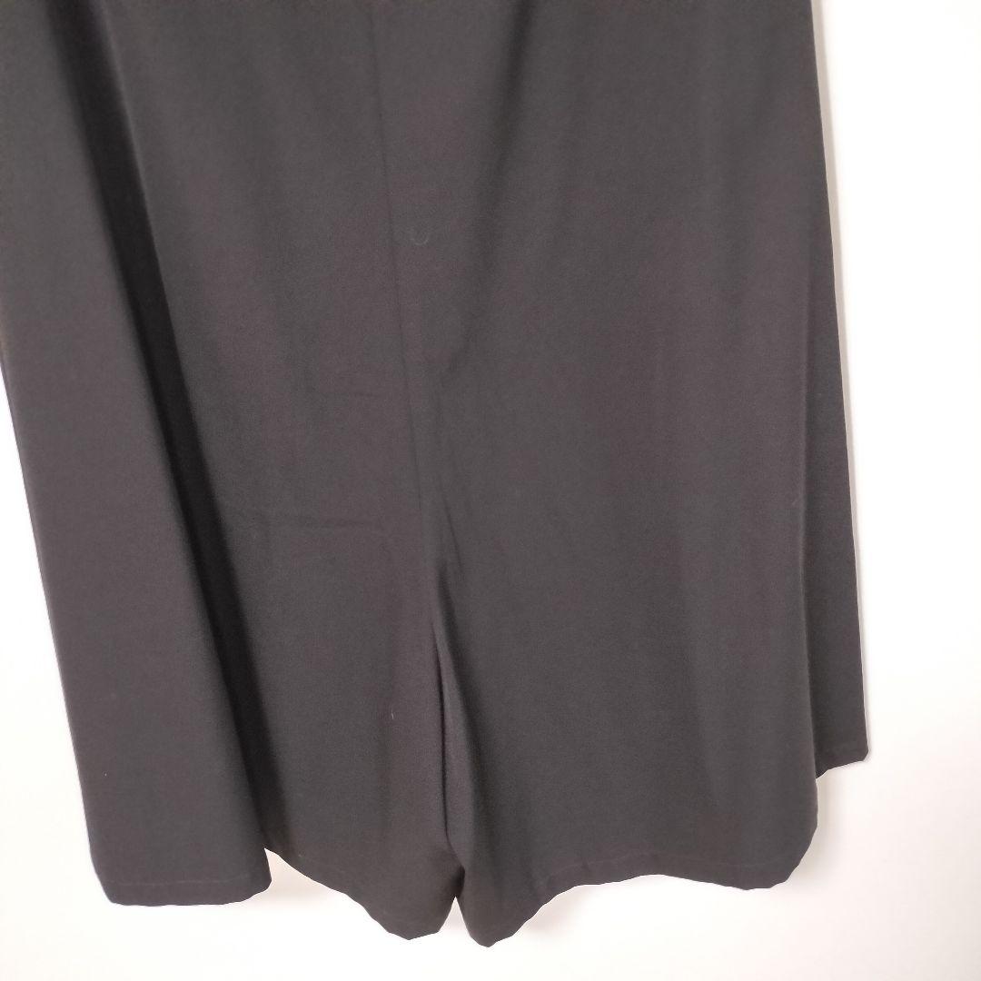 【希少】Y's ワイズ ルーズ ガウチョ パンツ ブラック黒 L イージーパンツ