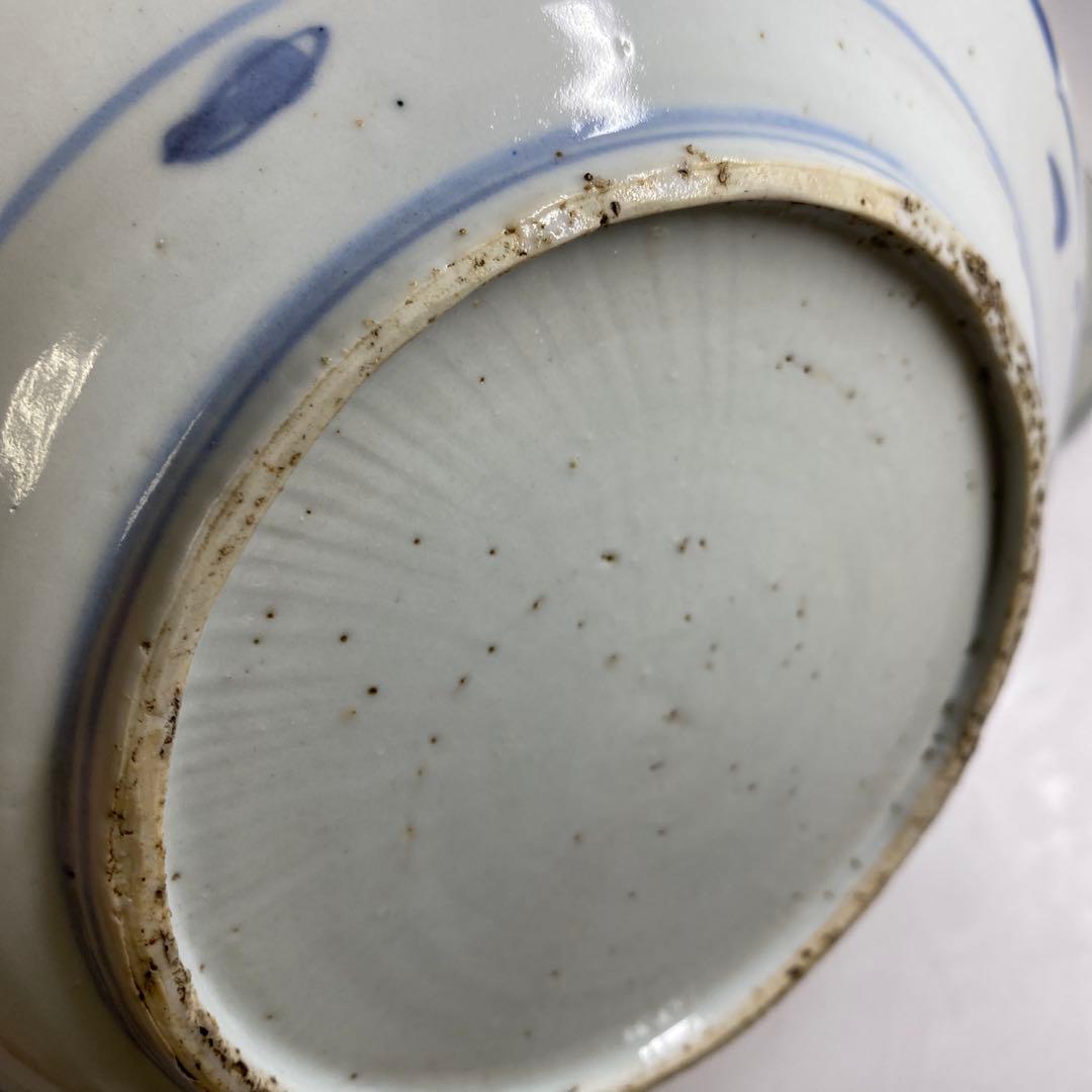 専用　中国明時代　古染付中皿鉢3点　東Y7-0204☆2Fトコオ