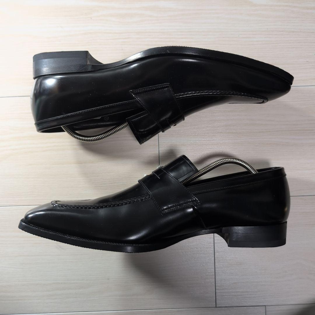 未使用級 REGAL  ペニー ローファー Uチップ 黒 26.5 レザー