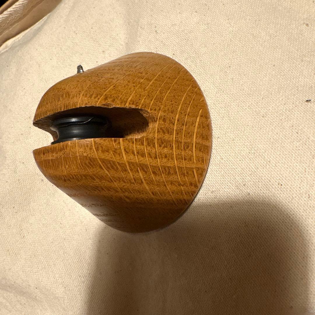 ト*S様 ドムス　ドイツ製　木製ペンダントライト　オーク材　リネン　DOMUS