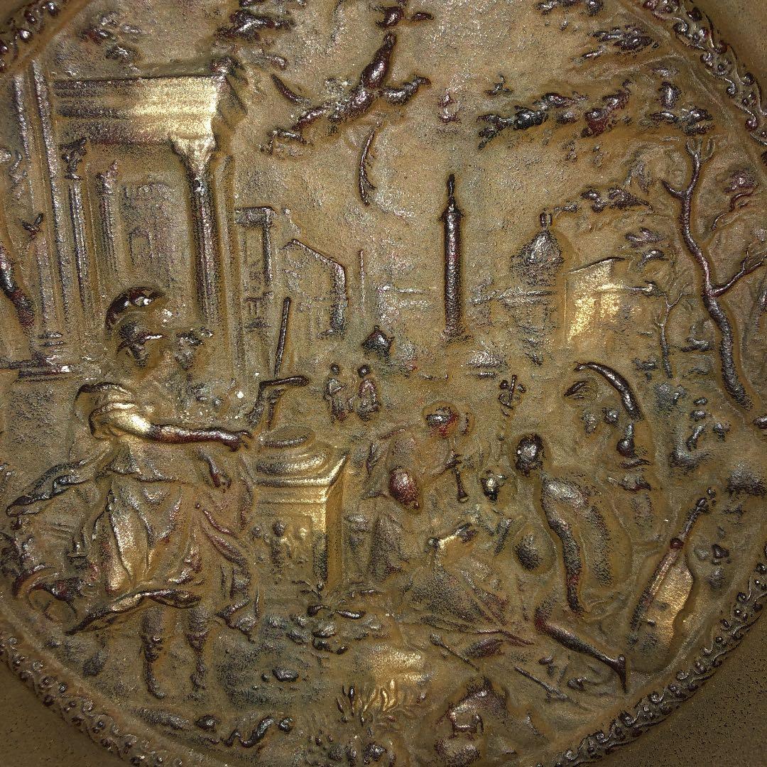 鷲　壁掛け　家宝　銅　真鍮　アンティーク　骨董　蚤の市　デコトラ　ビンテージ