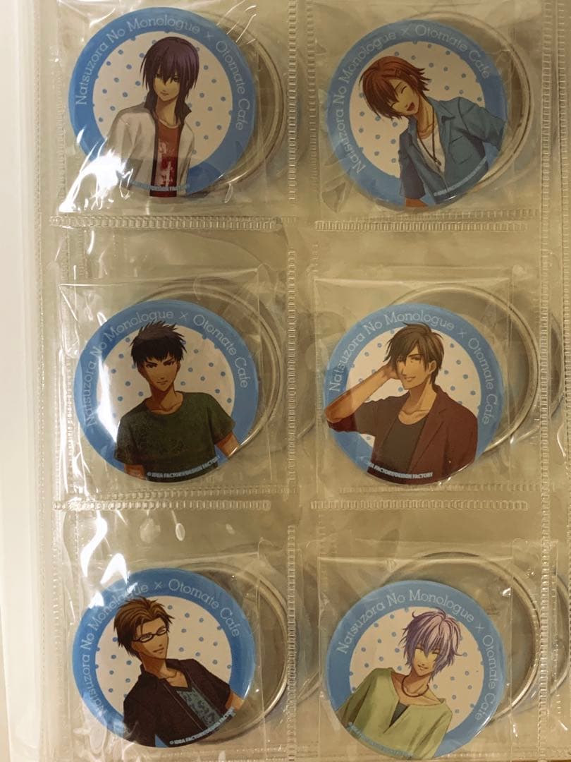 夏空のモノローグ　缶バッジ24個　ファイル付き