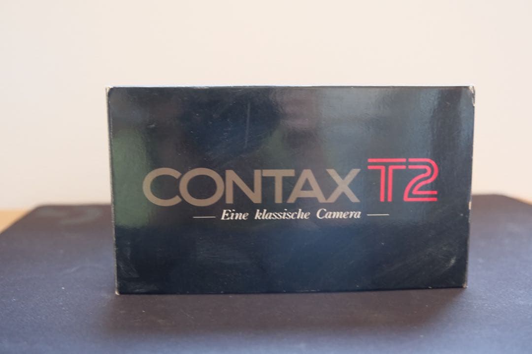 CONTAX T2 　SONNAR 38ｍｍ F2.8 T* ケース・取説・箱付