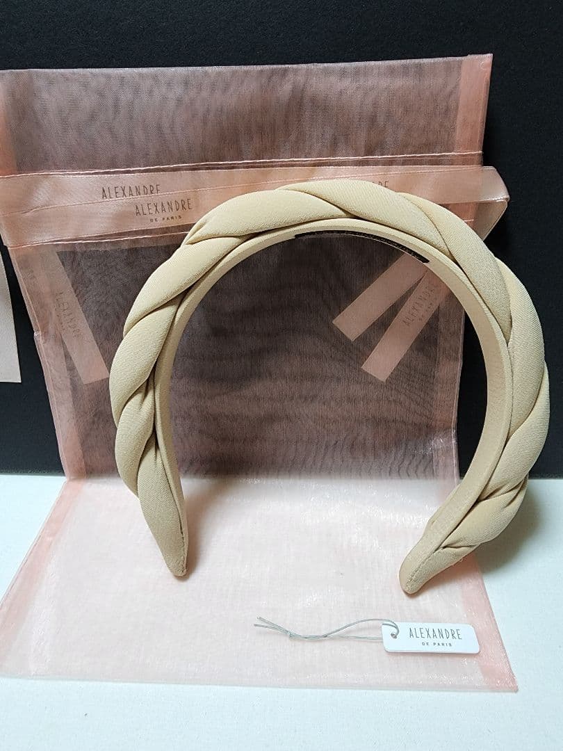 ALEXANDRE DE PARISカチューシャ TIMLESS SATIN
