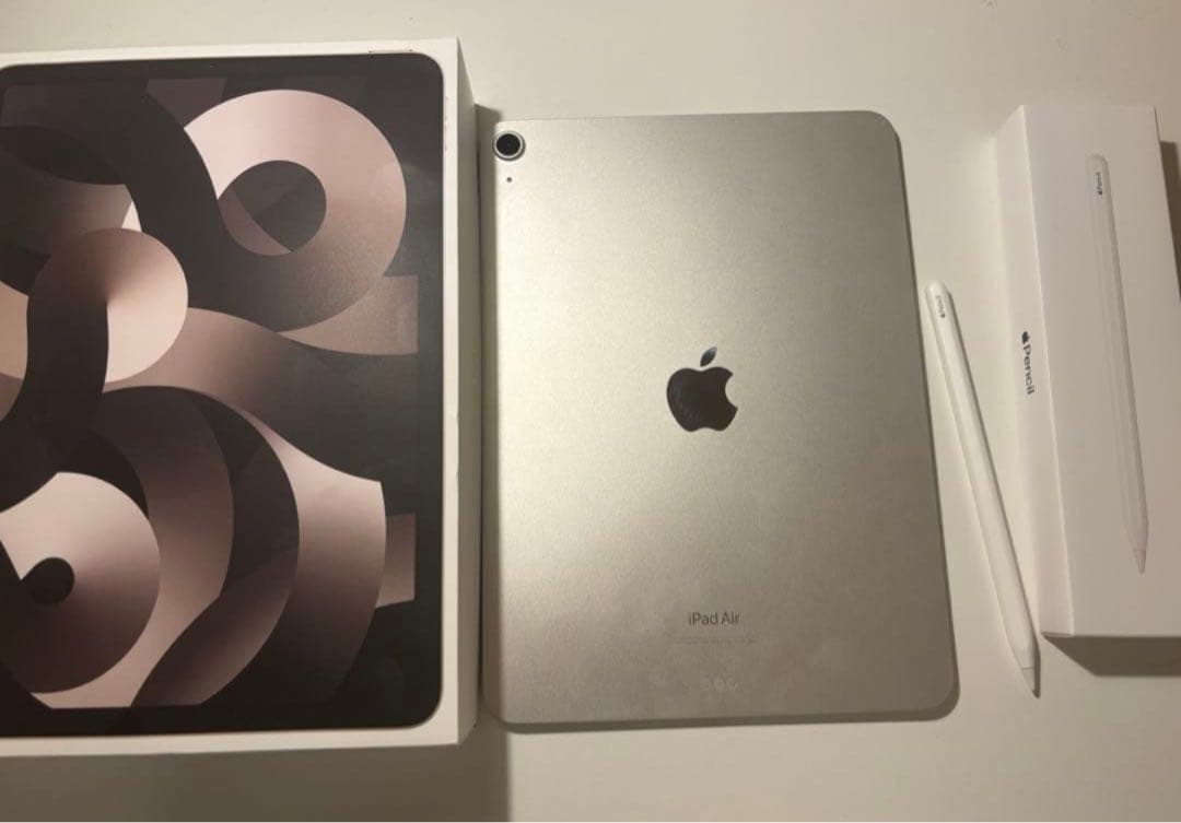 iPad air5世代256GB Apple Pencil第二世代 充電器付き