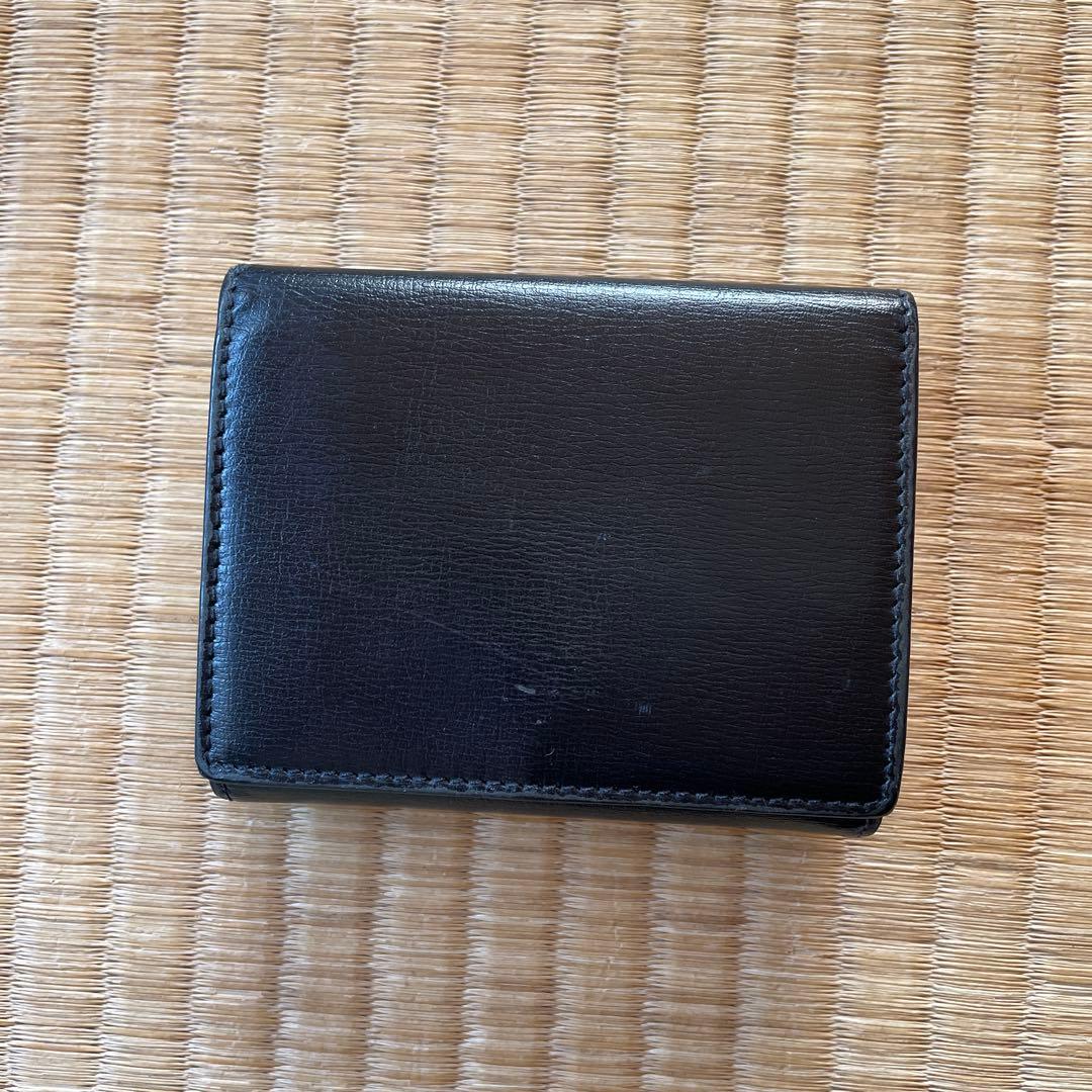 【値下げ交渉可】サンローラン　三つ折り財布　カランドラ　ブラック