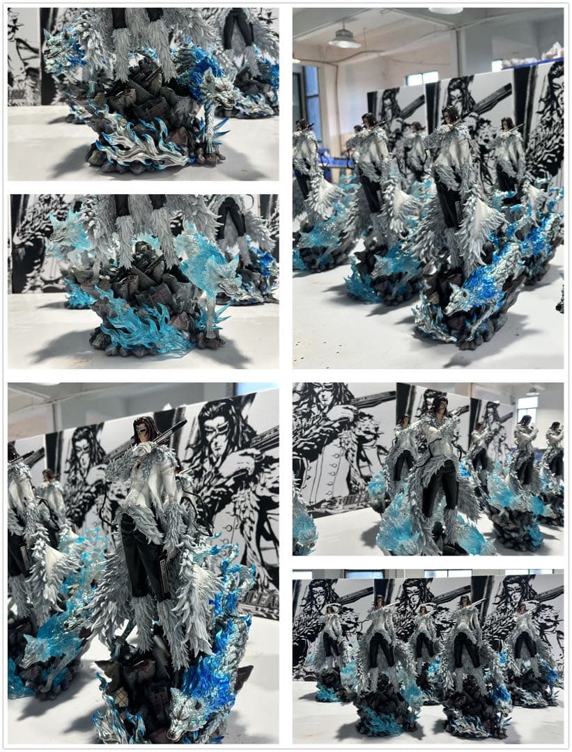 ブリーチ　コヨーテ・スターク　ガレージキッド　フィギュア　透明版　完成品