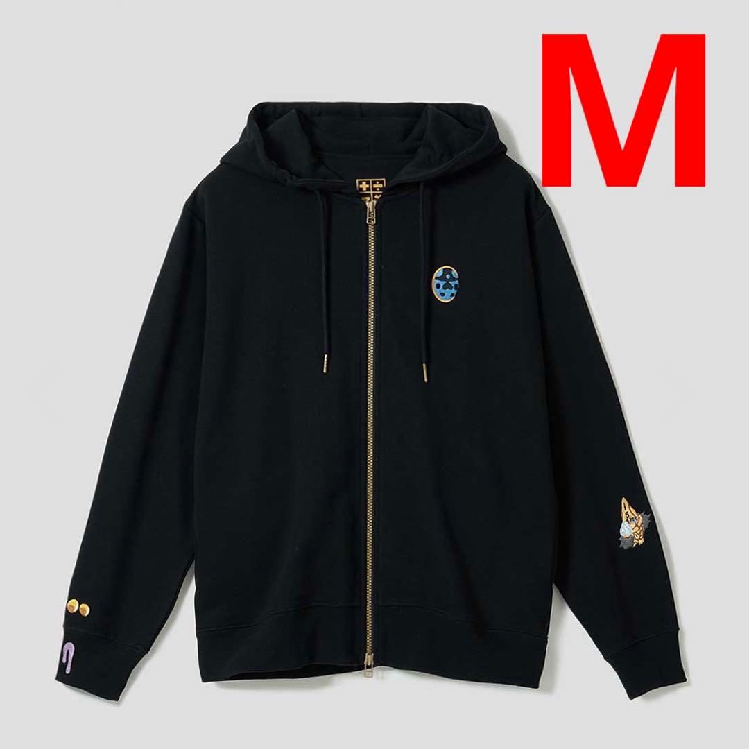 ジョジョの奇妙な冒険　グラニフ 　護衛チーム モチーフ　裏毛ジップパーカー　M