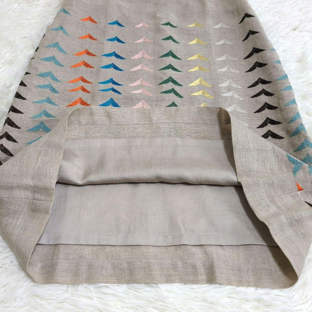 ミナペルホネン　bird bird　スカート　麻100%