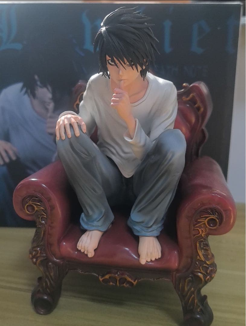 デスノート エル・ローライト L ガレージキット ガレキ スタチュー③