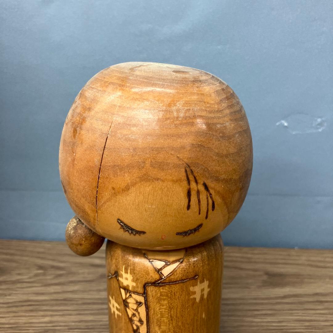 D-5 こけし 郷土玩具 伝統工芸品 木製人形 4点セット レトロ アンティーク