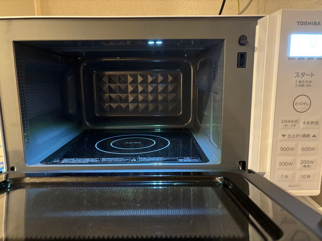 TOSHIBA 単機能電子レンジ ER-S17Y(W) 17L