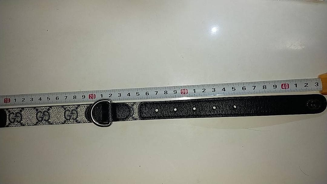 真英GUCCI グッチ　首輪　小型【箱付き】