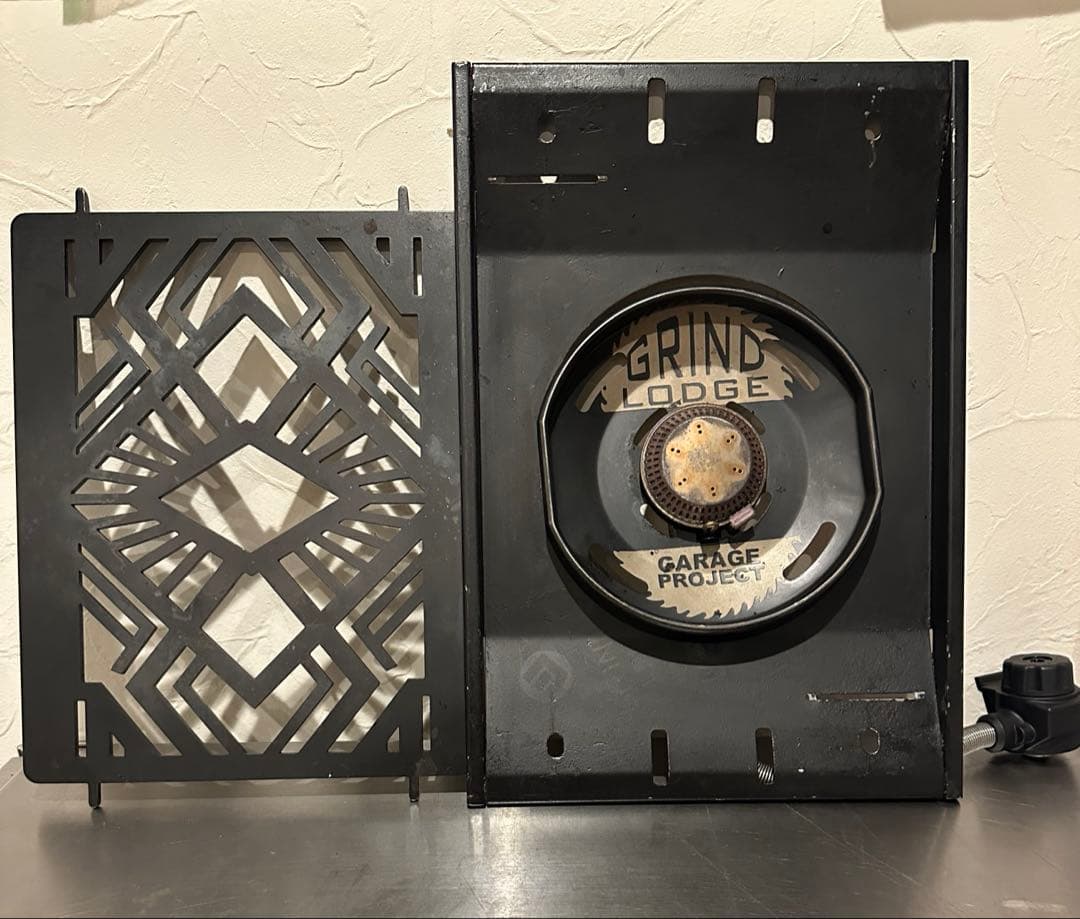 スノーピーク フラットバーナー カスタム ブラック  peak